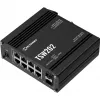 Teltonika TSW202 Managed L2 Gigabit Ethernet (10/100/1000) Power over Ethernet (PoE) alluminio, blu