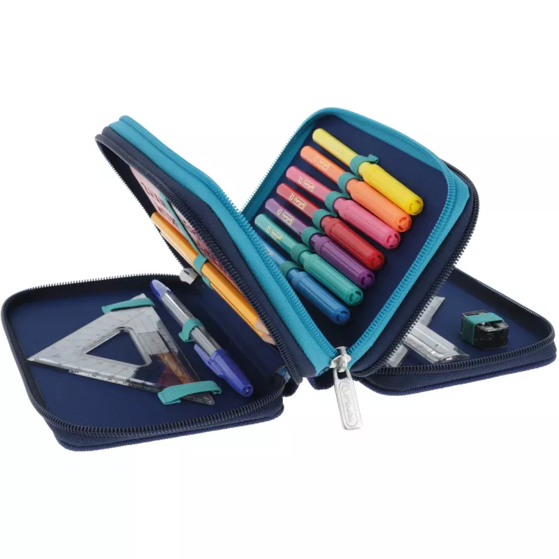 Herlitz TriCase Deep Ocean 31 pz blu poliestere 190x70x115 mm