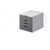 Unità a cassetti Durable VARICOLOR grigio plastica 4 cassetti