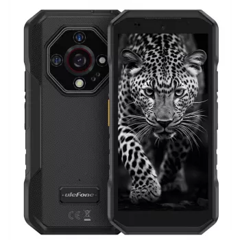UleFone Armor X32 — 5,65 pollici (14,3 cm), Android 14, 6 GB RAM, 128 GB, tripla fotocamera 48 MP, 5500 mAh, IP68/IP69K, Dual SIM, nero