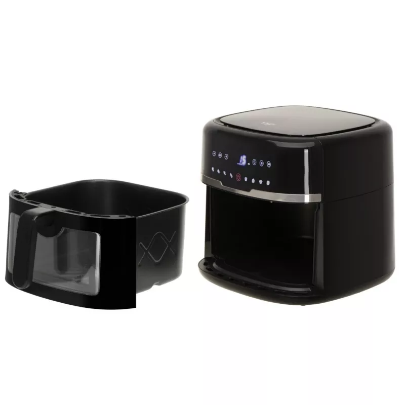 Adler AD 6318 friggitrice ad aria, 8 l, 2500 W, display LCD, 9 programmi, nera
