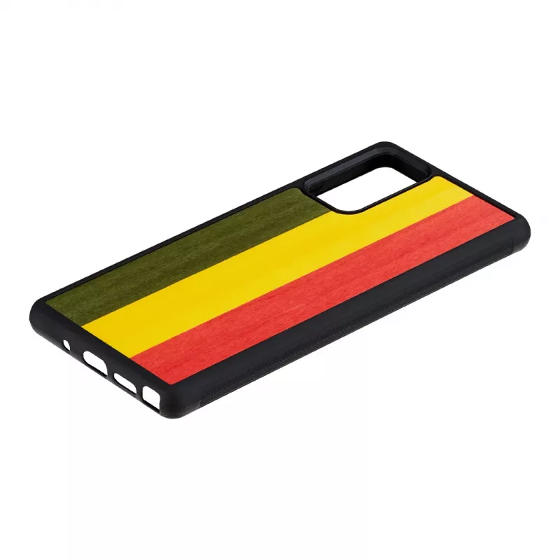 Custodia per smartphone Man and Wood Galaxy Note 20 reggae nero