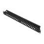 Extralink EX.9700 organizzatore cavi 1U 19" con coperchio in metallo, nero
