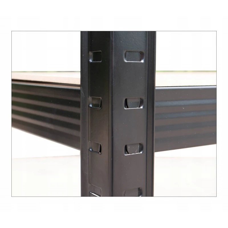 Topeshop scaffale P9040 scaffale porta attrezzi da giardino autoportante acciaio zincato, MDF