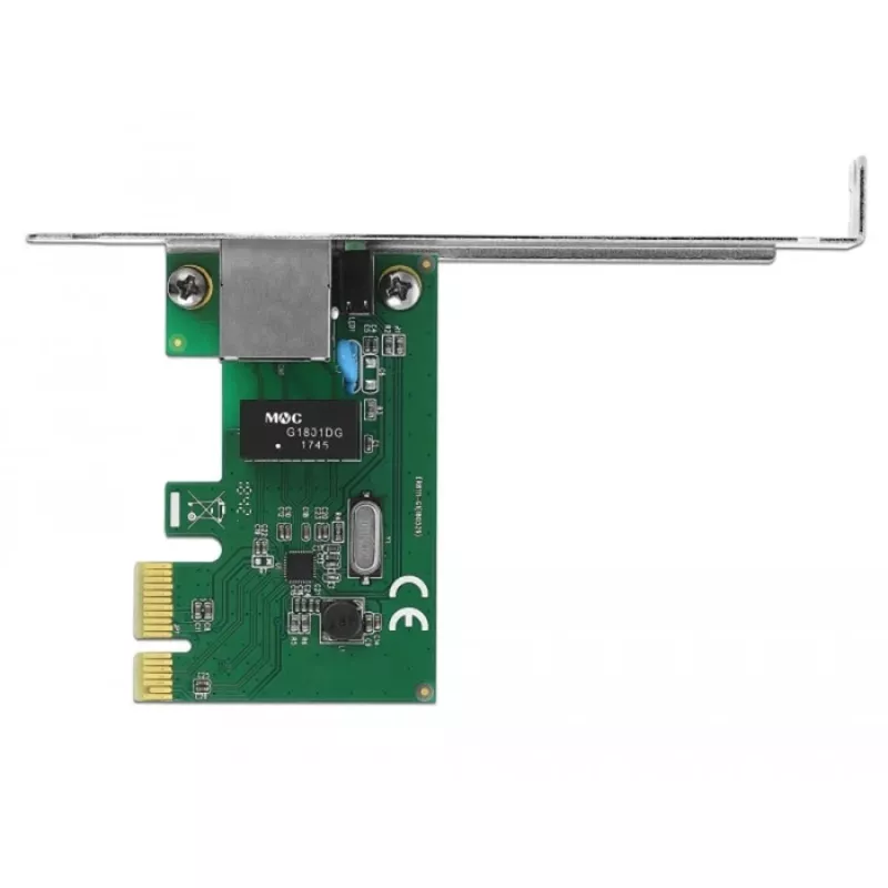 DeLOCK 90381 Scheda Gigabit LAN PCI Express x1, 1x RJ45, RTL8111