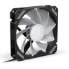 SHARKOON SHARK Mirror RGB PWM Reverse 120 mm ventola per case, 1500 RPM, nero