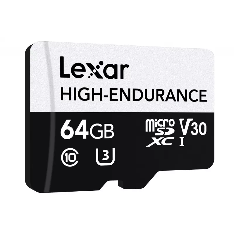 Scheda microSD High Endurance 64 GB C10 A1 U1 V30 100/35 MB/s