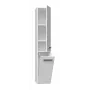 Armadietto bagno NEL IV 31x30x174 cm, bianco, lucido
