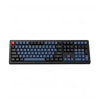Tastiera meccanica Keychron V6 Ultra 8K 100% Bk RGB Red H – tastiera full-size con filo, hot-swappable, layout ANSI