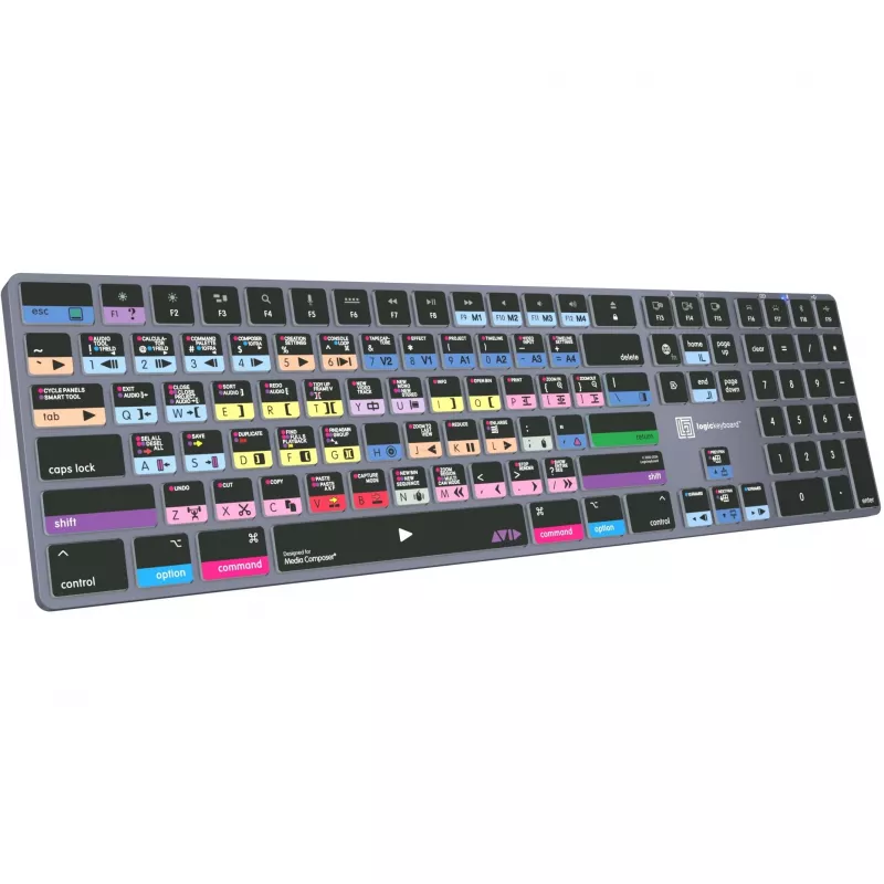 Logickeyboard Avid Media Composer - Pro Titan UK Mac - tastiera - QWERTY