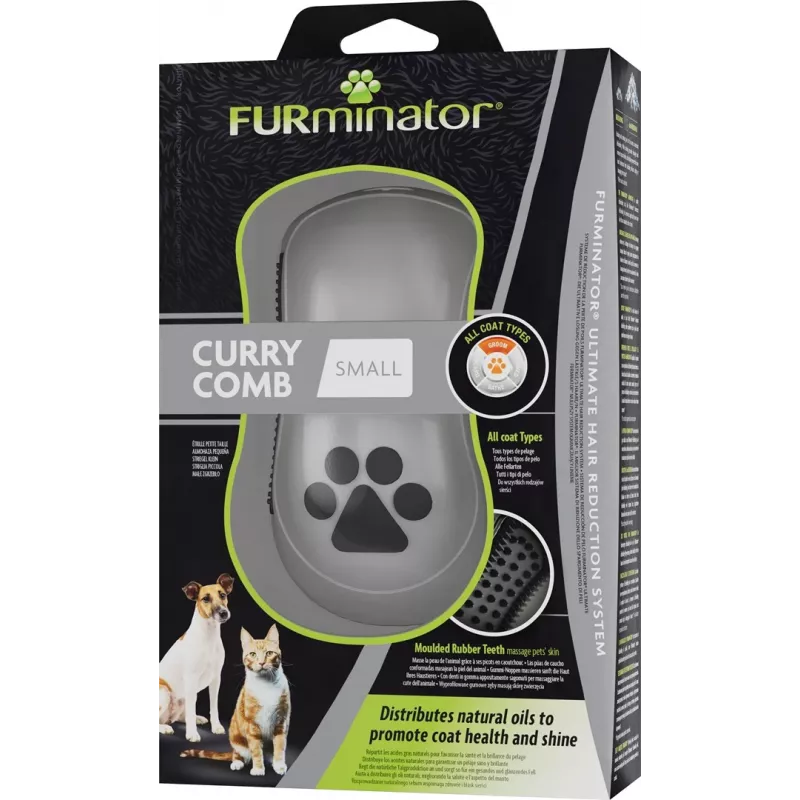 FURminator - Spazzola in gomma per cani e gatti - S