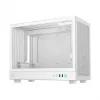 Case per computer DeepCool CH160 PLUS WH Small Form Factor bianco, microATX, vetro temperato, USB-C