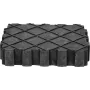 Supporto in gomma KS Tools 160.0391, supporto universale 155×125×35 mm