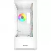 Case PC Sharkoon AK6 RGB, ATX, bianco