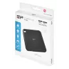 SILICON POWER PC60 - SSD - 1TB - esterno (portatile) - USB 3,2 Gen 2 - AES a 256 bit - nero (SP010TBPSDPC60CK)