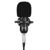 Microfono PC con filo MEDIA-TECH MT397K con ingresso XLR, supporto da tavolo, cavo 2,4 m, 20–20000 Hz, sensibilità -32 dB