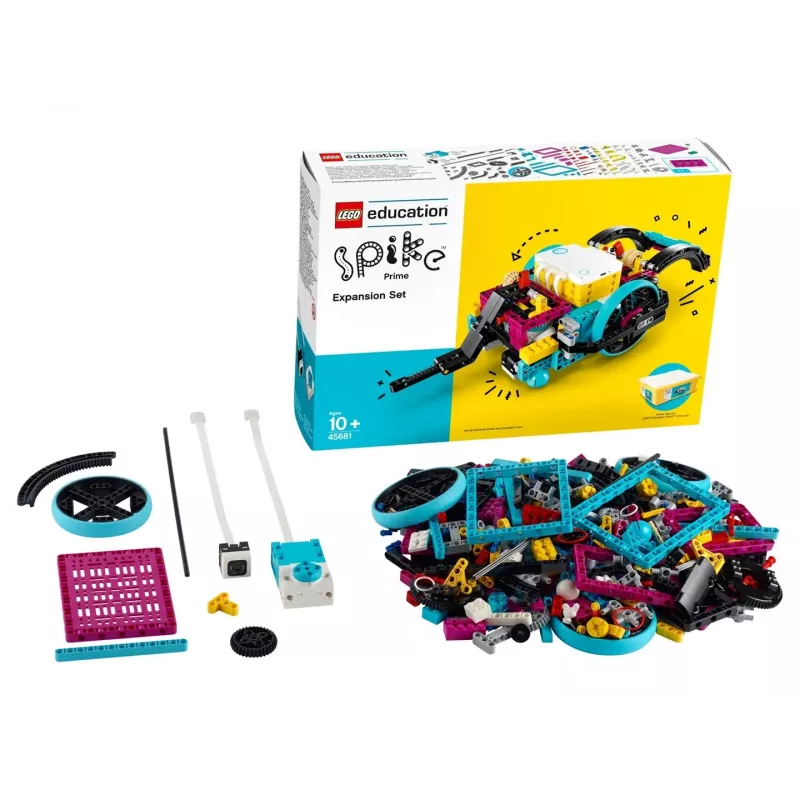 LEGO Education Spike Prime set di espansione 45681 — 604 elementi aggiuntivi compatibili LEGO per progetti didattici