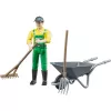 Set personaggi agricoltore con accessori, personaggio giocattolo