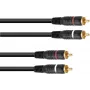 Cavo RCA Omnitronic 30209375, 2xRCA su 2xRCA, lunghezza 5 m