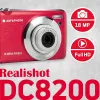 Fotocamera compatta AgfaPhoto Compact Realishot DC8200 1/3.2 18 MP CMOS 4896 x 3672 pixel rossa (DC8200RD)