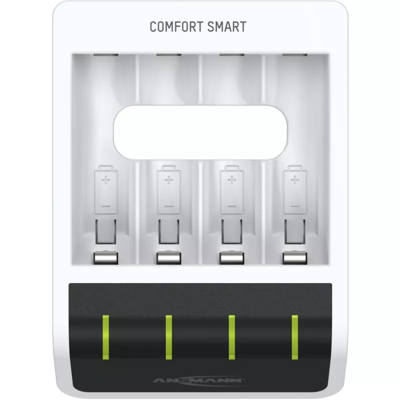 Caricabatterie Ansmann Comfort Smart per batterie domestiche USB