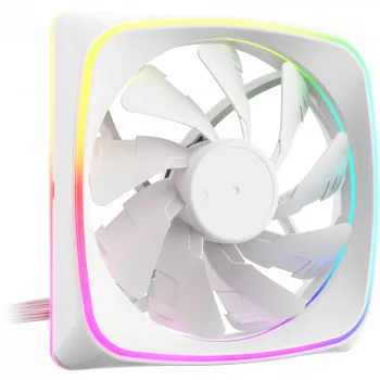 Ventola per case da 120 mm Sharkoon SHARK Lights RGB PWM bianco – illuminazione RGB, regolazione PWM della velocità
