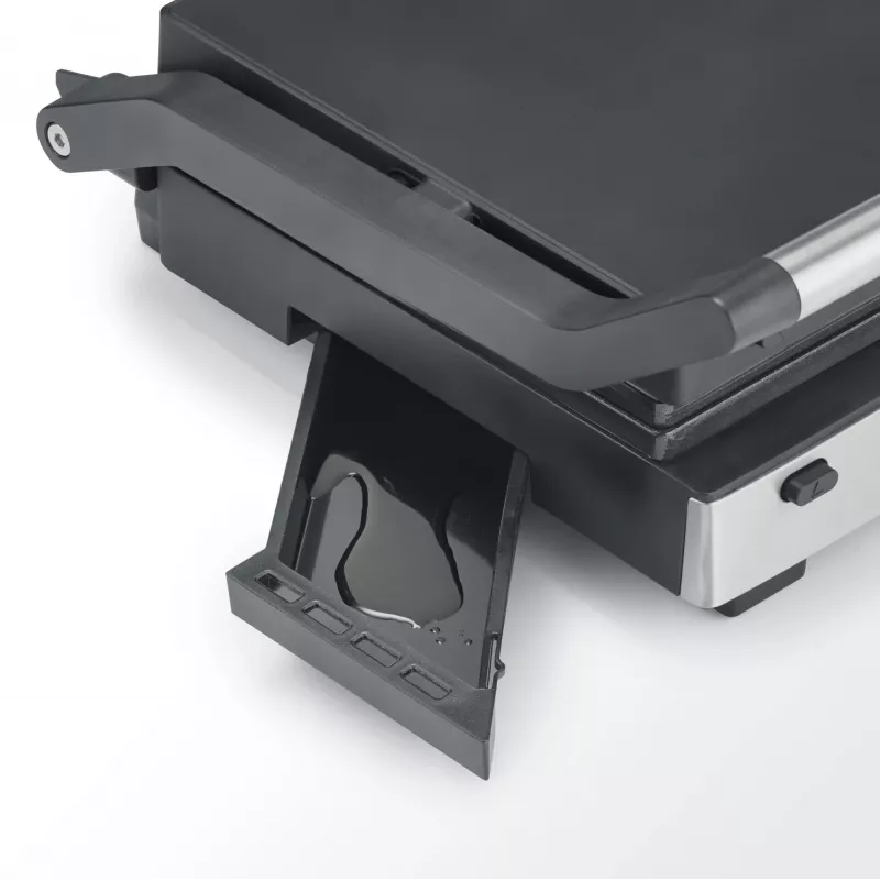 Piastra grill Severin KG 2380 nero argento 2000W acciaio inox