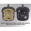 Beper C103ACC003 vassoi di carta per friggitrice ad aria, 50 pz., 24 x 24 cm