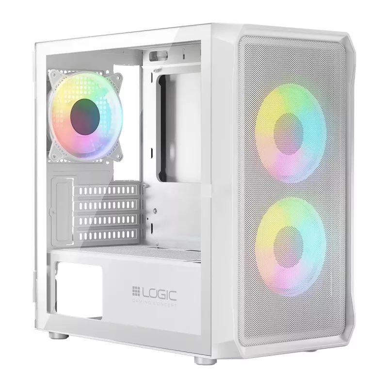 Case Logic PORTOS ARGB MINI USB 3.0 bianco