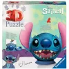 Puzzle 3D Ravensburger Disney Stitch per bambini da 6 anni - 72 pezzi - senza colla - idee regalo di Pasqua per bambini