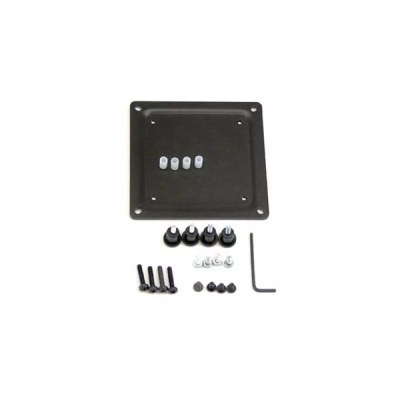 Kit piastra di conversione Ergotron da 75 mm a 100 mm nero acciaio