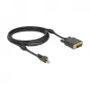 Adattatore per cavo video DeLOCK 83726 Mini DisplayPort a DVI 2 m nero