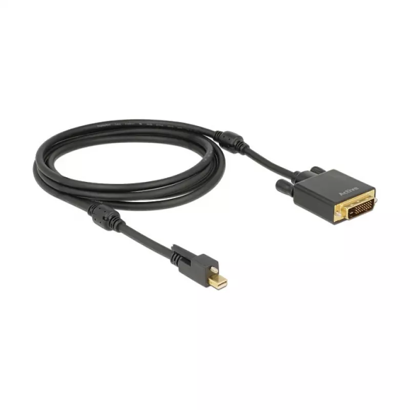 Adattatore per cavo video DeLOCK 83726 Mini DisplayPort a DVI 2 m nero