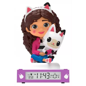 Lampada notturna Kids Euroswan GD00095 con sveglia — lampada LED 3D per bambini
