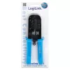 LogiLink WZ0019 pinza crimpatrice multimodulare, 8P/6P/4P, nero/blu