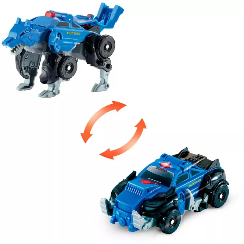 Switch & Go Dinos - OneClick-Mini-Wolf, figura da gioco