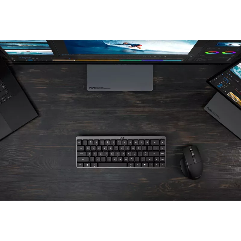 ASUS ProArt KD300 tastiera meccanica 65% RGB, USB + RF Wireless + Bluetooth, nero