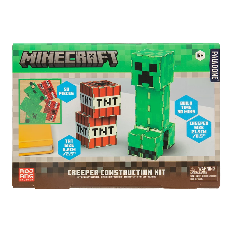 Kit di costruzione Paladone Minecraft Creeper – set figura Creeper da costruire