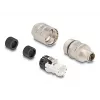 Connettore a filo DeLOCK 86032 M12 LSA 2 cm argento