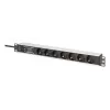 PDU ciabatta Digitus DN-95441 7 uscite AC 1U nero argento