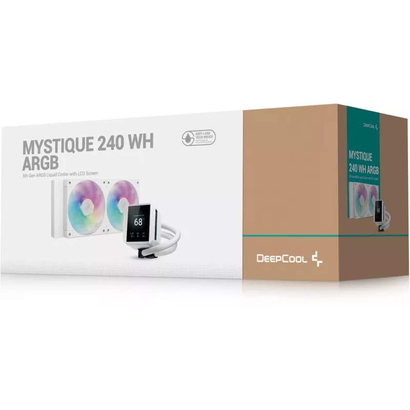 Raffreddamento a liquido all-in-one DeepCool Mystique 240 WH ARGB