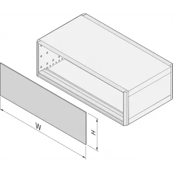 SCHROFF U-FRONTPL. EMC 3U 84HP - accessorio per rack (24572606)