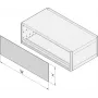 SCHROFF U-FRONTPL. EMC 3U 84HP - accessorio per rack (24572606)