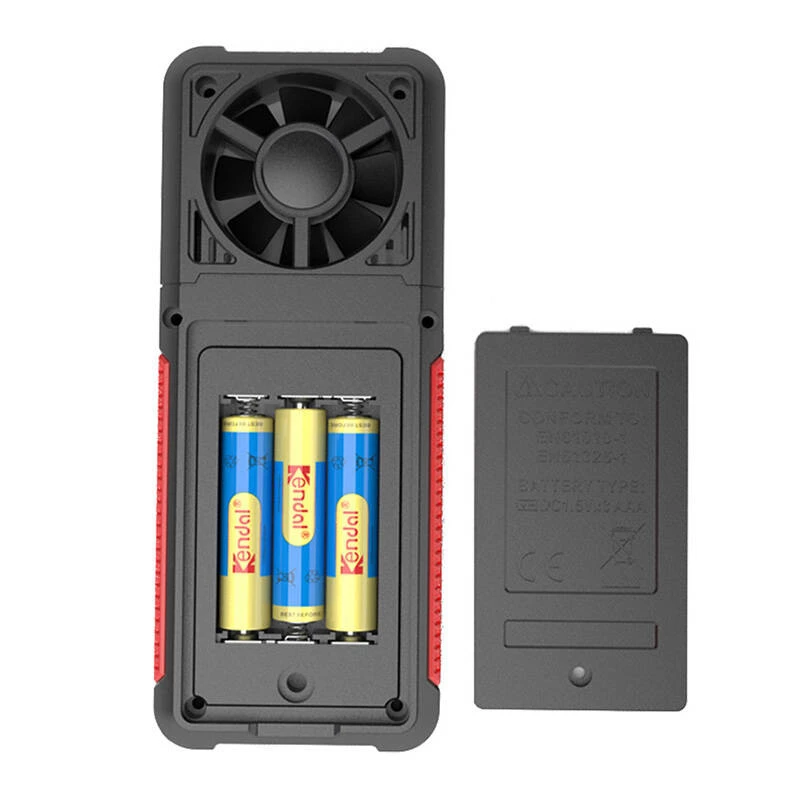 Anemometro digitale portatile Habotest HT605 con retroilluminazione e data hold