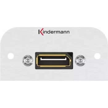 Kindermann 7441000588 inserto presa DisplayPort alluminio (7441000588)