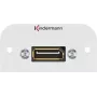 Kindermann 7441000588 inserto presa DisplayPort alluminio (7441000588)