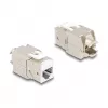 Modulo Keystone DeLOCK 88119 piatto bianco RJ-45 10 pz