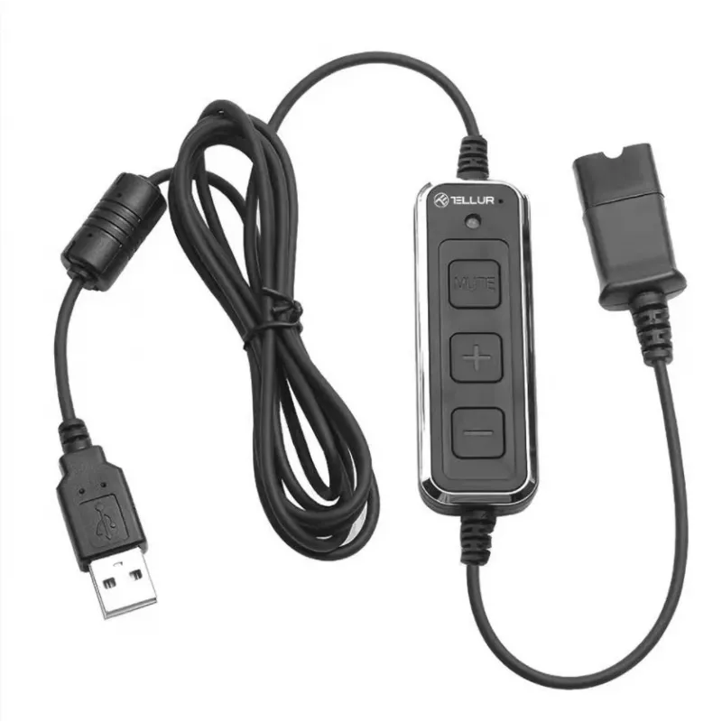 Cuffie con microfono Tellur Voice 510N monofoniche USB nero