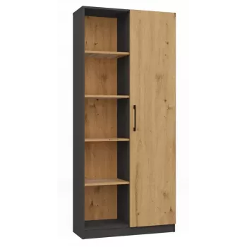Modulo aggiuntivo libreria Topeshop RD-80 ANT/ART KPL, 10 ripiani, truciolare, 800×300×1820 mm