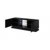 Cama Meble QIU 160 mobile TV, MDF, nero lucido